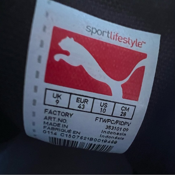 ⭐️ Puma Men’s El Ace 2 Black & Gray sneakers Size 9 - Picture 15 of 15